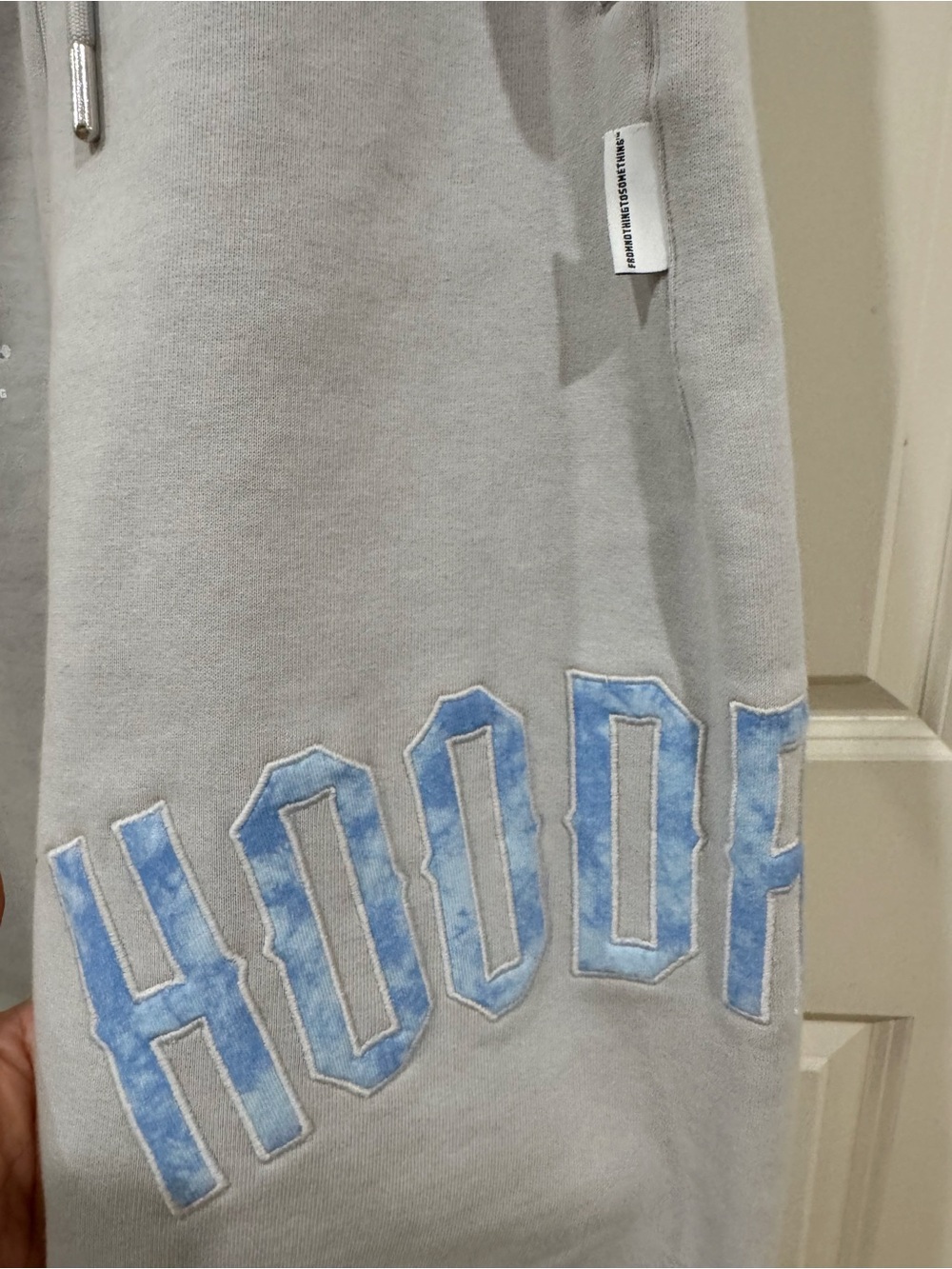 Hoodrich Light Gray Track Joggers with Logo size XS UK brand - Picture 4 of 9